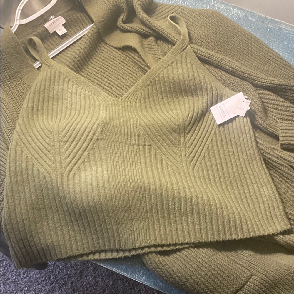 Olive Green Women's Sweater